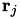 $\mathbf{r}_j$